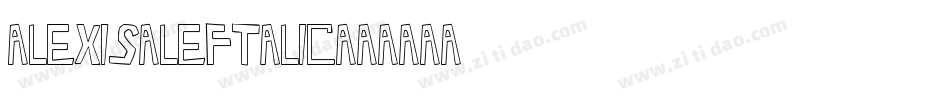 Alexis Leftalic字体转换